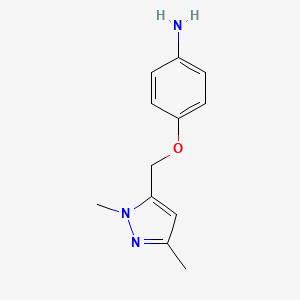4-[(1,3-dimethyl-1H-pyrazol-5-yl)methoxy]aniline