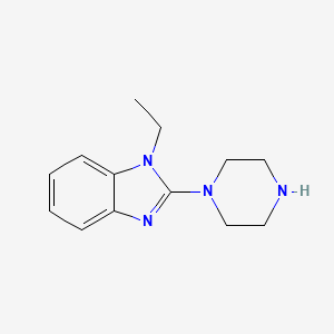 1H-Benzimidazole, 1-ethyl-2-(1-piperazinyl)-