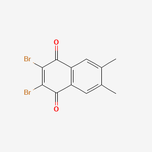 2,3-Dibromo-6,7-dimethylnaphthalene-1,4-dione