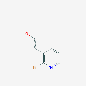 molecular formula C8H8BrNO B8754101 2-Bromo-3-(2-methoxyvinyl)pyridine 
