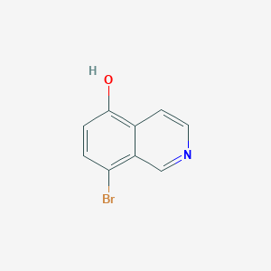 molecular formula C9H6BrNO B8754119 8-Bromoisoquinolin-5-ol 