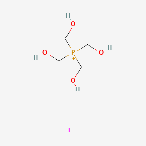 molecular formula C4H12IO4P B8754130 Tetrakis(hydroxymethyl)phosphonium iodide CAS No. 69248-12-0