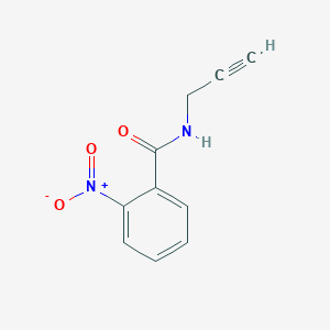 molecular formula C10H8N2O3 B8754144 2-nitro-N-(prop-2-ynyl)benzamide 