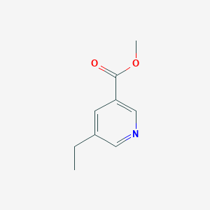 molecular formula C9H11NO2 B8754149 Methyl 5-ethylpyridine-3-carboxylate 