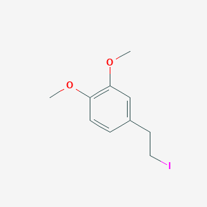 molecular formula C10H13IO2 B8754183 4-(2-Iodoethyl)-1,2-dimethoxybenzene CAS No. 64728-23-0