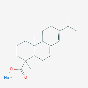molecular formula C20H29NaO2 B087542 Abietic Acid Sodium Salt CAS No. 14351-66-7