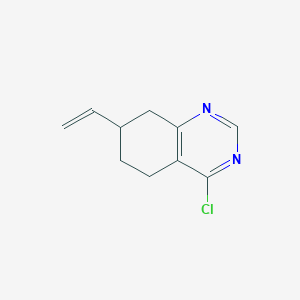 molecular formula C10H11ClN2 B8754204 4-Chloro-7-vinyl-5,6,7,8-tetrahydroquinazoline 