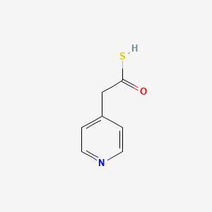 molecular formula C7H7NOS B8754228 4-Pyridineethanethioic acid CAS No. 765844-51-7