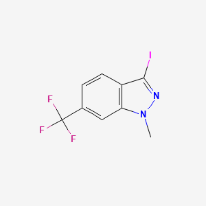 3-iodo-1-methyl-6-(trifluoromethyl)-1H-indazole
