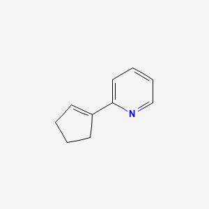 molecular formula C10H11N B8754340 2-(Cyclopent-1-en-1-yl)pyridine CAS No. 56698-38-5