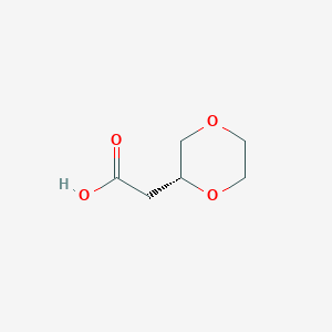 (R)-2-(1,4-dioxan-2-yl)acetic acid
