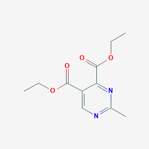 molecular formula C11H14N2O4 B8754387 Diethyl 2-methylpyrimidine-4,5-dicarboxylate 