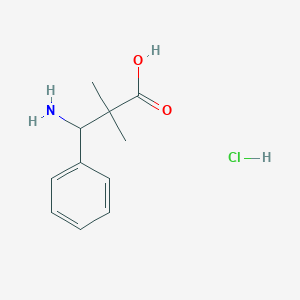 3-Amino-2,2-dimethyl-3-phenylpropanoic acid hydrochloride