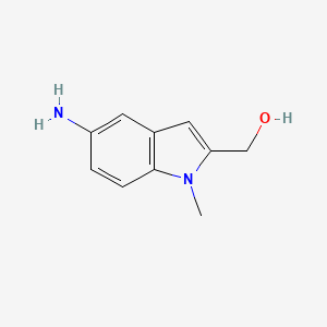 molecular formula C10H12N2O B8754394 (5-Amino-1-methyl-1H-indol-2-yl)methanol 