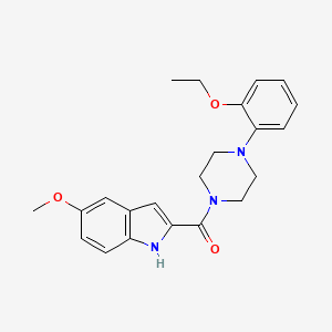 [4-(2-ethoxyphenyl)piperazin-1-yl]-(5-methoxy-1H-indol-2-yl)methanone