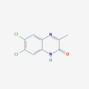 molecular formula C9H6Cl2N2O B8754416 6,7-Dichloro-3-methyl-quinoxalin-2-ol 