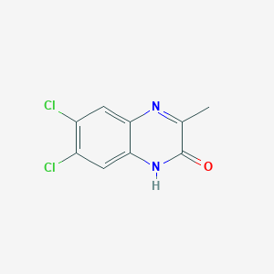 molecular formula C9H6Cl2N2O B8754416 6,7-dichloro-3-methyl-1H-quinoxalin-2-one 