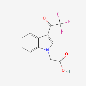 [3-(trifluoroacetyl)-1H-indol-1-yl]acetic acid