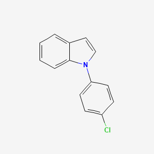molecular formula C14H10ClN B8754467 1-(4-chlorophenyl)-1H-indole CAS No. 167283-33-2