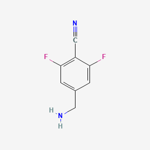 4-(Aminomethyl)-2,6-difluorobenzonitrile