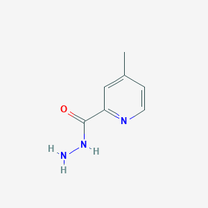 molecular formula C7H9N3O B8754505 4-Methylpyridine-2-carbohydrazide CAS No. 34285-72-8