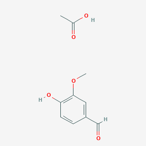 acetic acid; 4-hydroxy-3-methoxy-benzaldehyde;4-Formyl-2-methoxyphenyl acetate