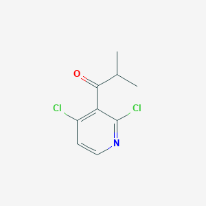 1-(2,4-Dichloropyridin-3-yl)-2-methylpropan-1-one