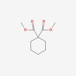 molecular formula C10H16O4 B8754617 Dimethyl Cyclohexane-1,1-dicarboxylate CAS No. 72963-31-6