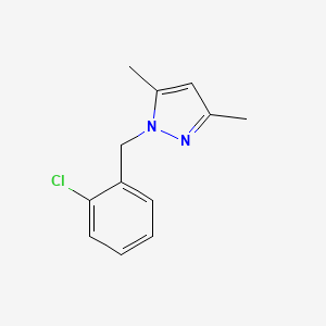 molecular formula C12H13ClN2 B8754683 1-(2-chlorobenzyl)-3,5-dimethyl-1H-pyrazole 