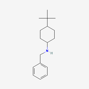 molecular formula C17H27N B8754686 cis-N-benzyl-4-(tert-butyl)cyclohexanamine 
