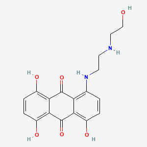 9,10-Anthracenedione, 1,4,5-trihydroxy-8-((2-((2-hydroxyethyl)amino)ethyl)amino)-