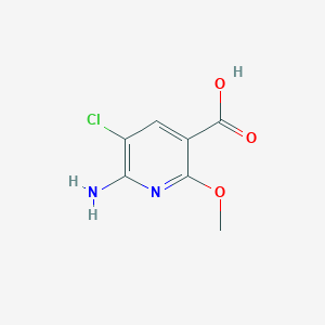 6-Amino-5-chloro-2-methoxypyridine-3-carboxylic Acid