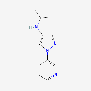 Pyridine, 3-(4-(isopropylamino)pyrazol-1-yl)-