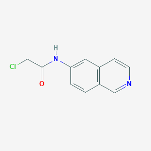 molecular formula C11H9ClN2O B8755043 2-chloro-N-(isoquinolin-6-yl)acetamide CAS No. 920513-65-1