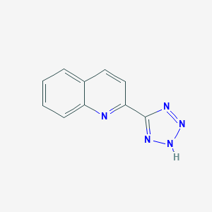 molecular formula C10H7N5 B8755074 2-(2H-tetrazole-5-yl)quinoline CAS No. 101772-02-5