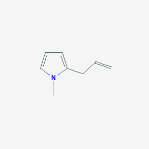 molecular formula C8H11N B087551 1H-Pyrrole, 1-methyl-2-(2-propen-1-yl)- CAS No. 14022-23-2