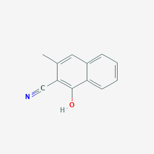 molecular formula C12H9NO B8755114 1-HYDROXY-3-METHYL-2-NAPHTHONITRILE CAS No. 5333-06-2