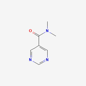 molecular formula C7H9N3O B8755193 N,N-dimethylpyrimidine-5-carboxamide 
