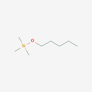 molecular formula C8H20OSi B087554 Silane, trimethyl(pentyloxy)- CAS No. 14629-45-9