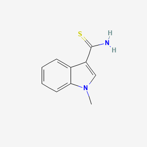 molecular formula C10H10N2S B8755480 1-Methyl-1H-indole-3-carbothioamide 