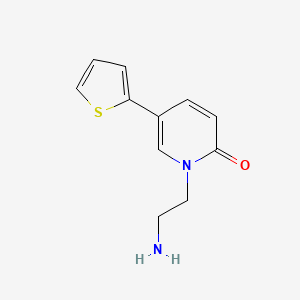 1-(2-aminoethyl)-5-(thiophen-2-yl)pyridin-2(1H)-one
