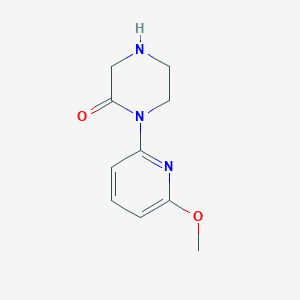 1-(6-Methoxypyridin-2-yl)piperazin-2-one