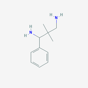 molecular formula C11H18N2 B8755614 3-Phenyl-2,2-dimethyl-1,3-propanediamine 