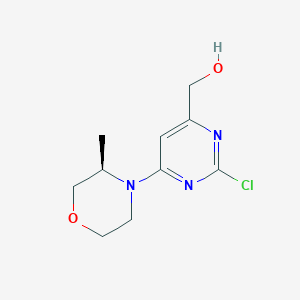 (R)-(2-chloro-6-(3-methylmorpholino)pyrimidin-4-yl)methanol