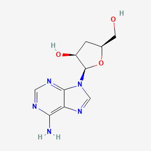 9H-Purin-6-amine, 9-(3-deoxy-beta-D-threo-pentofuranosyl)-