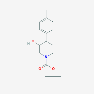 Tert-butyl 3-hydroxy-4-(4-methylphenyl)piperidine-1-carboxylate