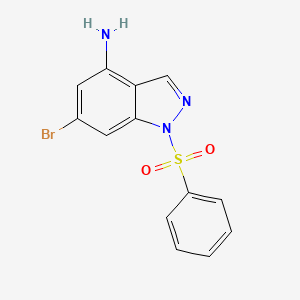 6-Bromo-1-(phenylsulfonyl)-1H-indazol-4-amine
