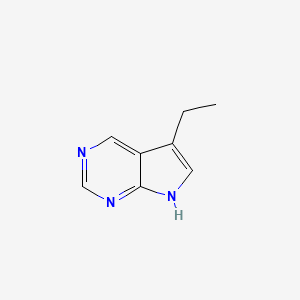 5-ethyl-7H-pyrrolo[2,3-d]pyrimidine
