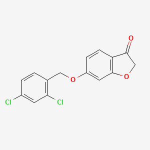 6-[(2,4-dichlorobenzyl)oxy]-1-benzofuran-3(2H)-one