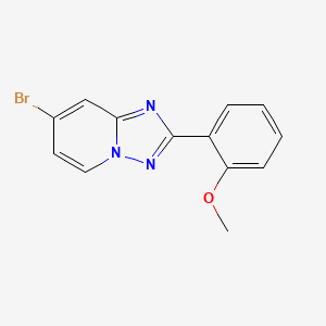 7-Bromo-2-(2-methoxyphenyl)-[1,2,4]triazolo[1,5-A]pyridine